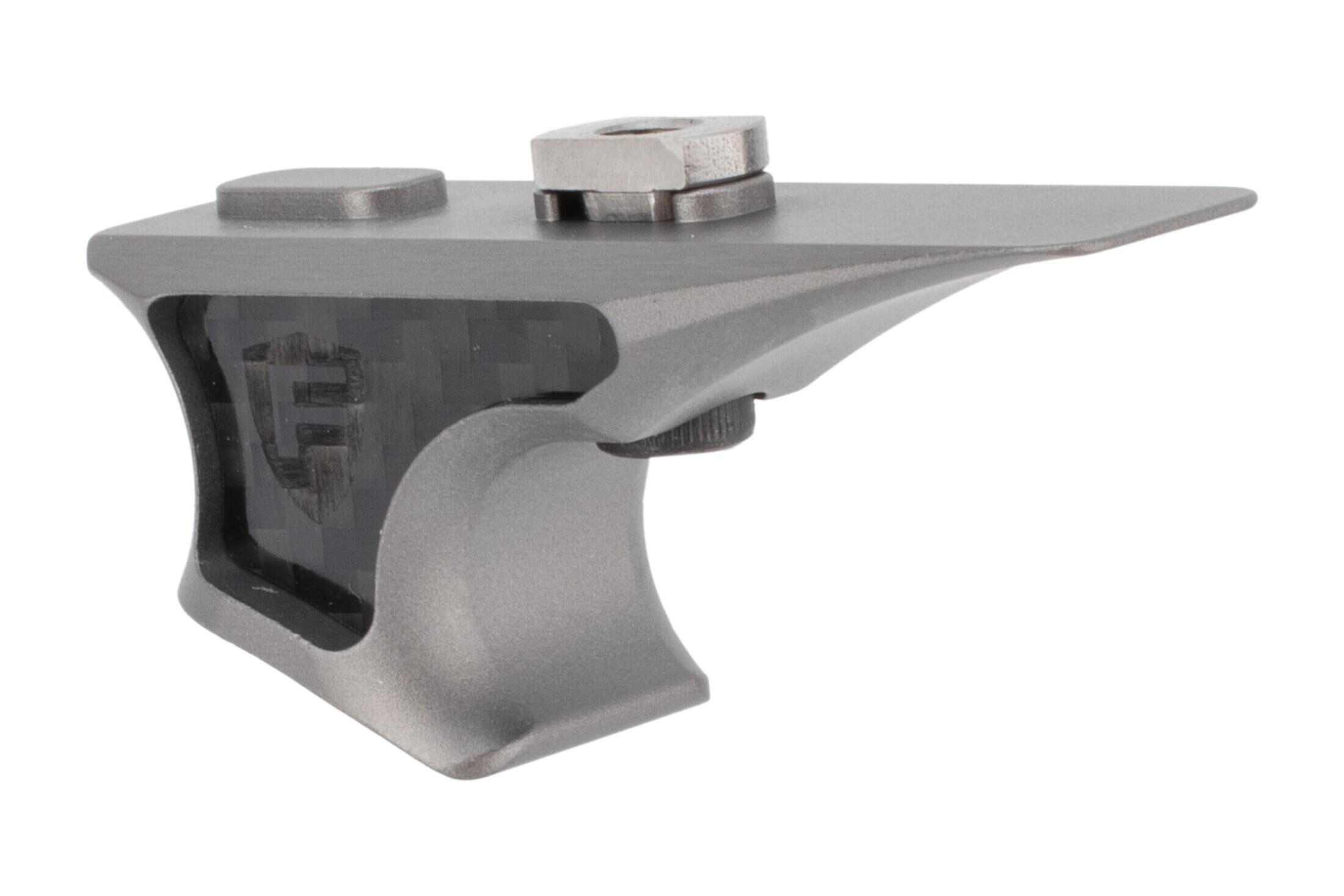 Fortis Manufacturing SHIFT Reversible Carbon Fiber Handstop - Grey - M-LOK