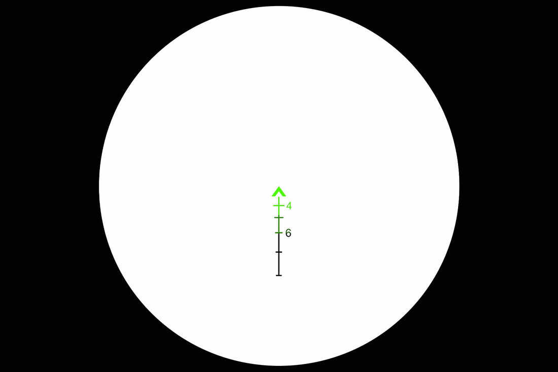 Trijicon ACOG 4x32mm Scope - Dual Illuminated Chevron - Green