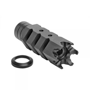 Advanced Technology Advanced Technology AR-10 5/8x24 Shark .308 Muzzle Brake, Black - A.5.10.2553