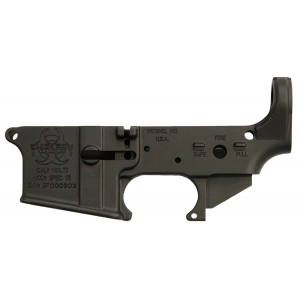 Black Rain Ordnance SPEC15 Forged 223 Rem/5.56 NATO Lower, Black Finish- BROSPEC15LR
