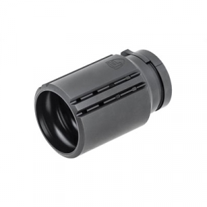 Fortis Manufacturing Fortis Control Shield only for Fortis Muzzle Brakes/Rainier Arms XTC 2.0, Black - 556-CONT-BLK