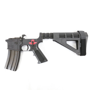 Franklin Armory Franklin Armory BFS111 Complete Lower w/ SBM4 Brace - 00-30007-Black