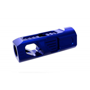 Lead Star Arms Ravage Muzzle Brake 9mm 1/2"x36, Blue