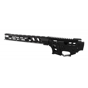 Lead Star Arms Skeletonized PCC/AR-9 Receiver Set w/ 15" Ravage Handguard, Black