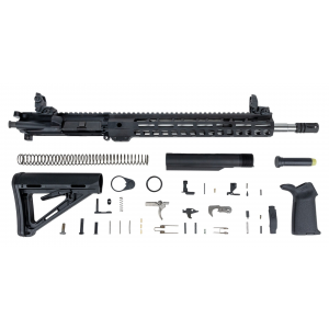 Palmetto State Armory PSA 16" 5.56 NATO 1/7 Mid-Length Stainless Steel 13.5" M-LOK MOE EPT Rifle KIT with MBUS Sight Set - 5165447814