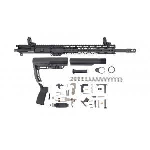 Palmetto State Armory PSA 16" Pistol-Length 300AAC Blackout 1/8 Phosphate 13.5" Lightweight M-Lok MFT EPT Rifle Kit w/MBUS Sight Set