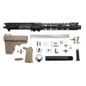 PSA 10.5" 5.56 NATO 1:7 12" Slant M-LOK MOE EPT Shockwave Pistol Kit, Flat Dark Earth - 5165449598