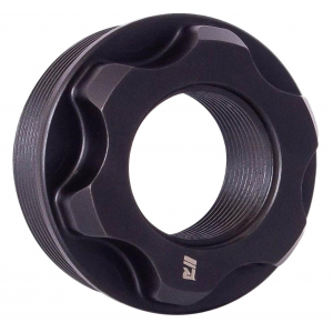 Custom Fit for Obsidian 45/9 - Rugged Suppressor Fixed Barrel Mount 9/16"-24 tpi in Black - OF006