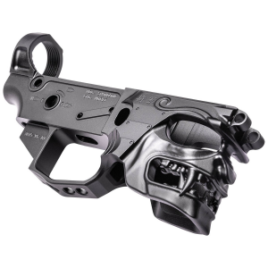 Sharps Bros Showdown Stripped Lower Receiver - Black, Unique Design and High-Performance for Custom AR Builds - SBLR11